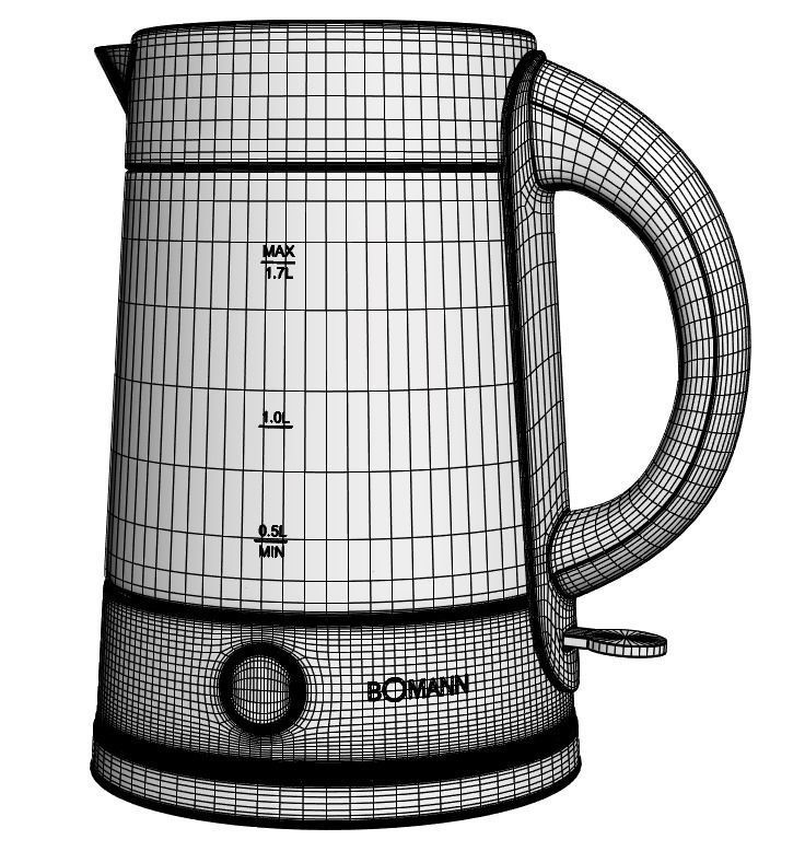 Transparent kettle 3D model_4