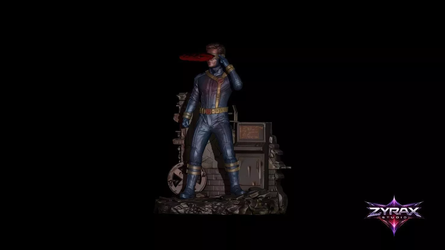 Cyclops STL X-Men Sculpture 3D Print Model 3D print model