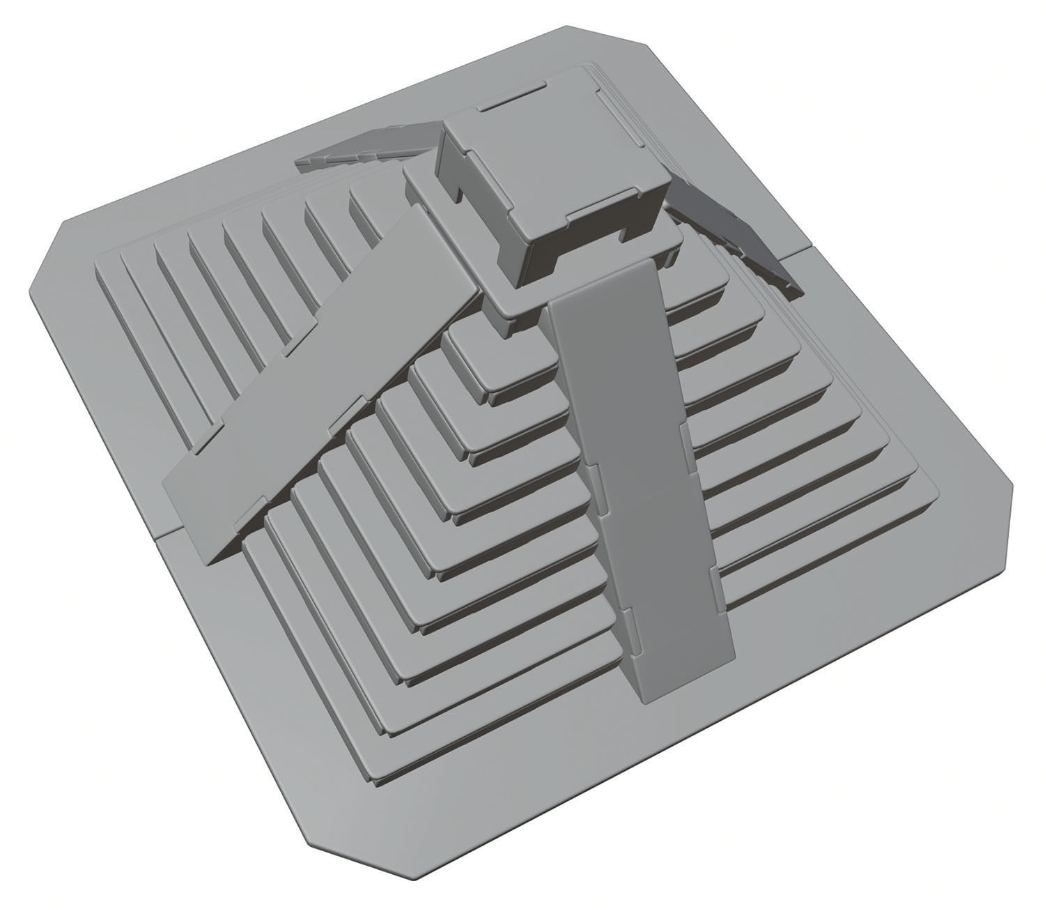 Pyramid decoration HG2 3D model_3