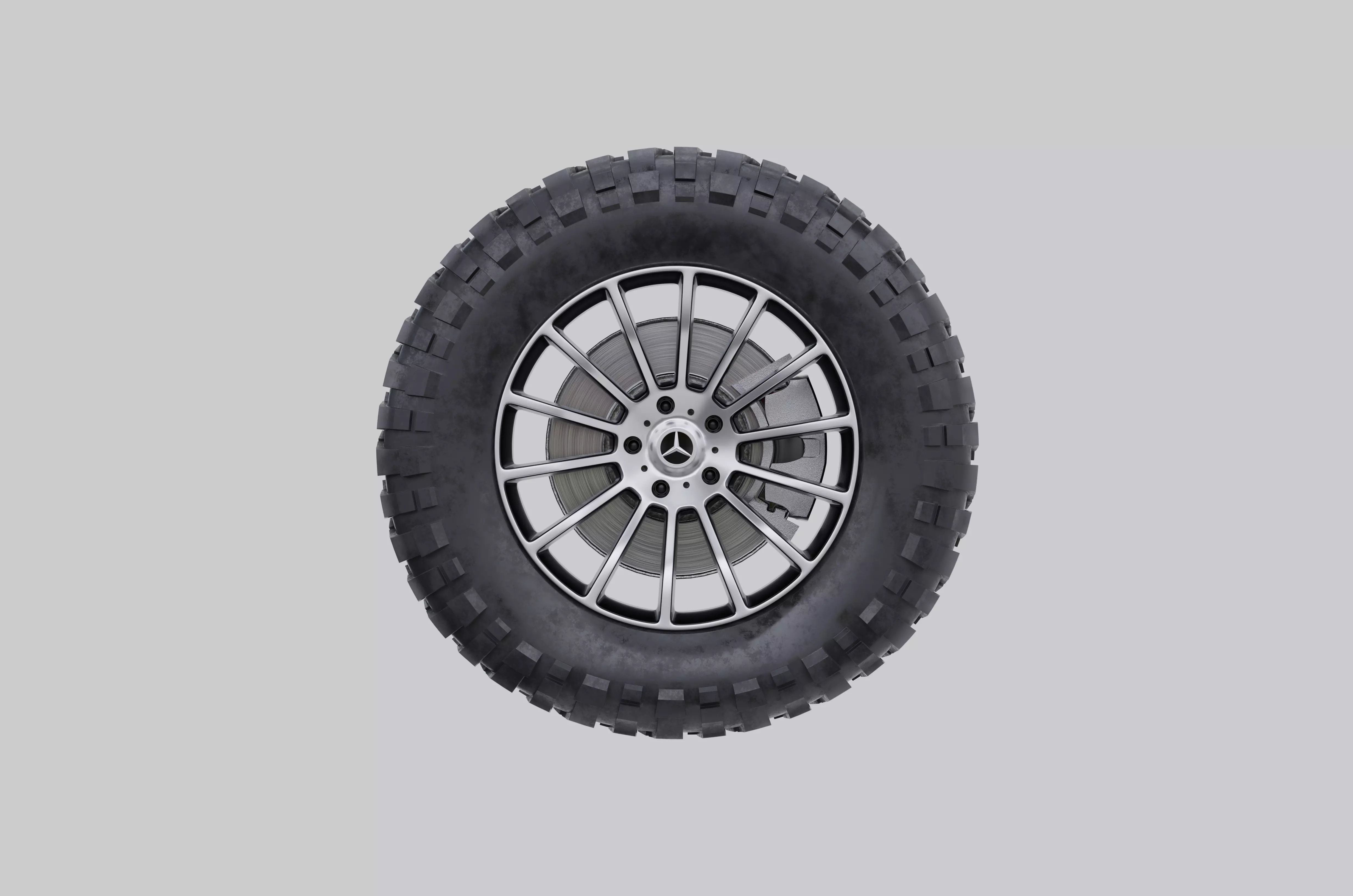 SUV Wheel Free 3D model