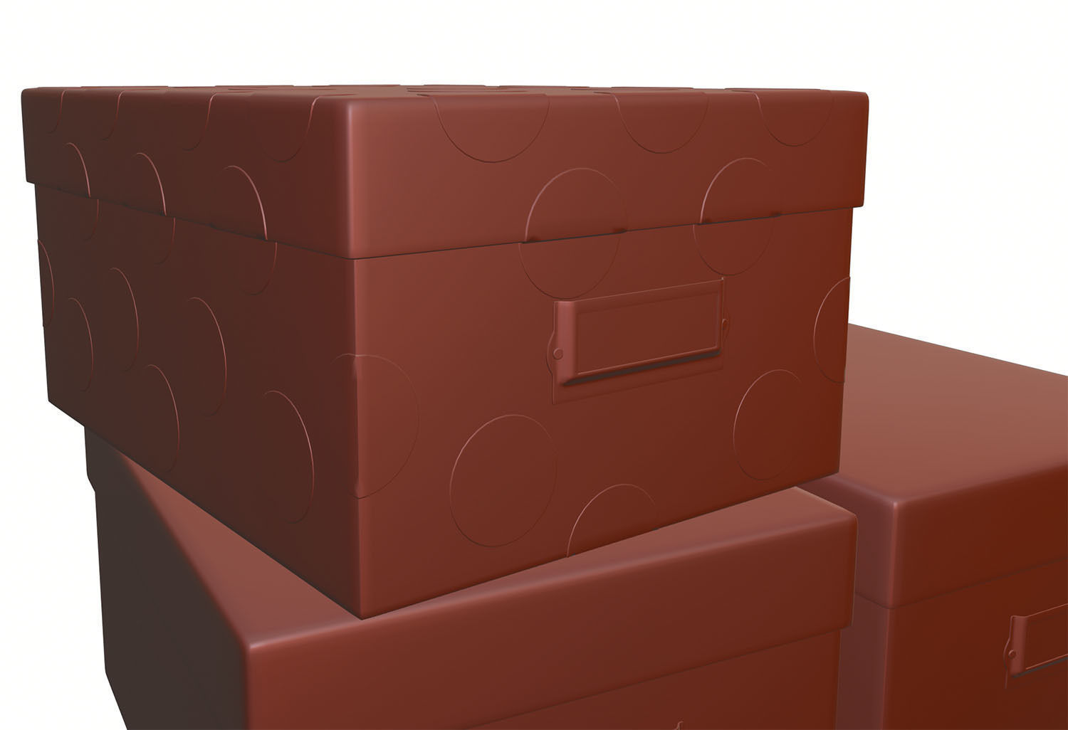 Storage box set HG2 3D model_7