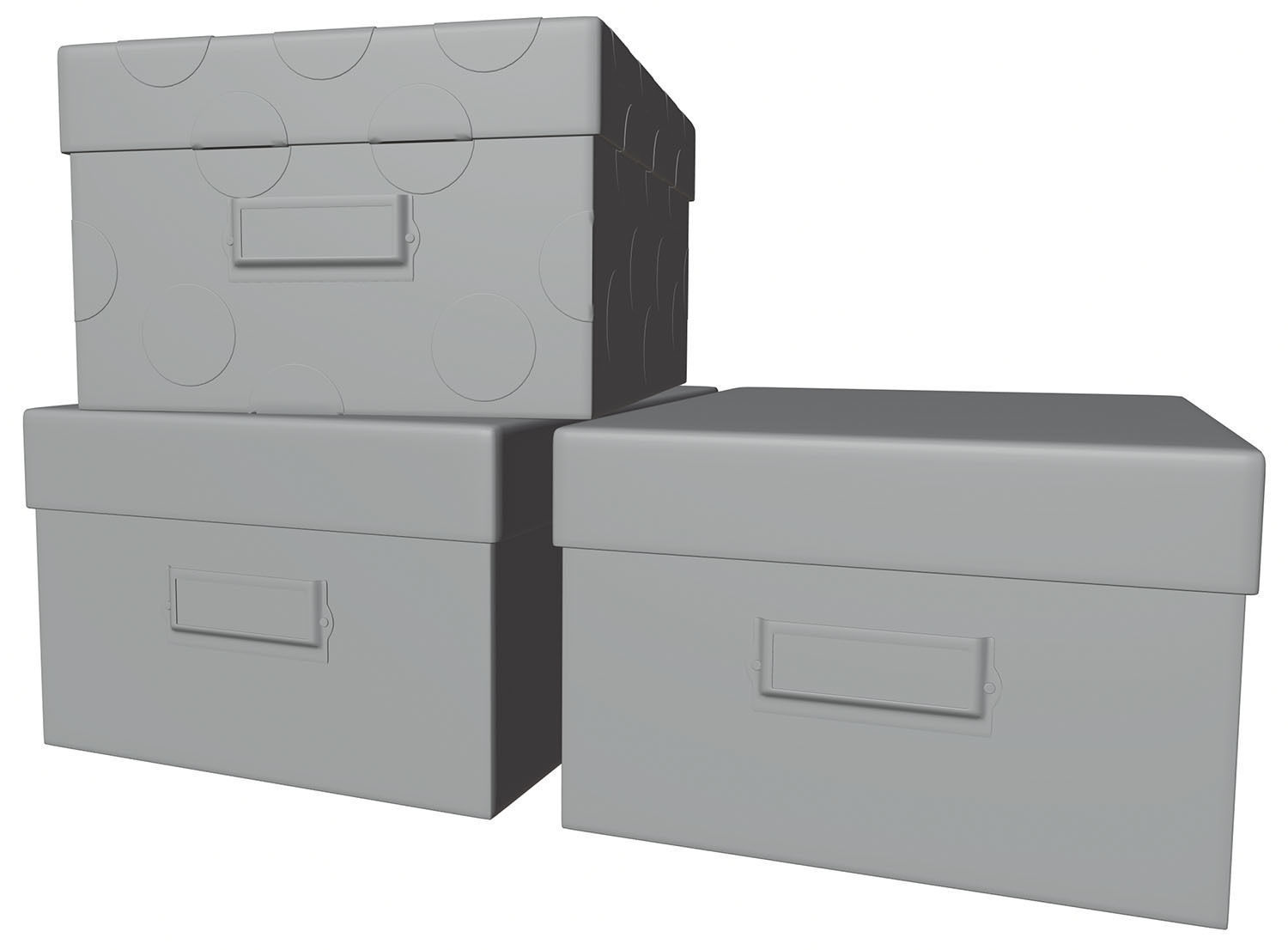 Storage box set HG2 3D model_1