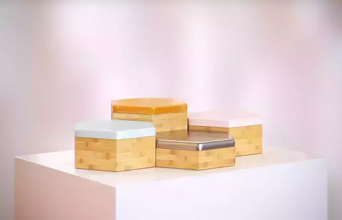 Wooden boxes HG2 3D model