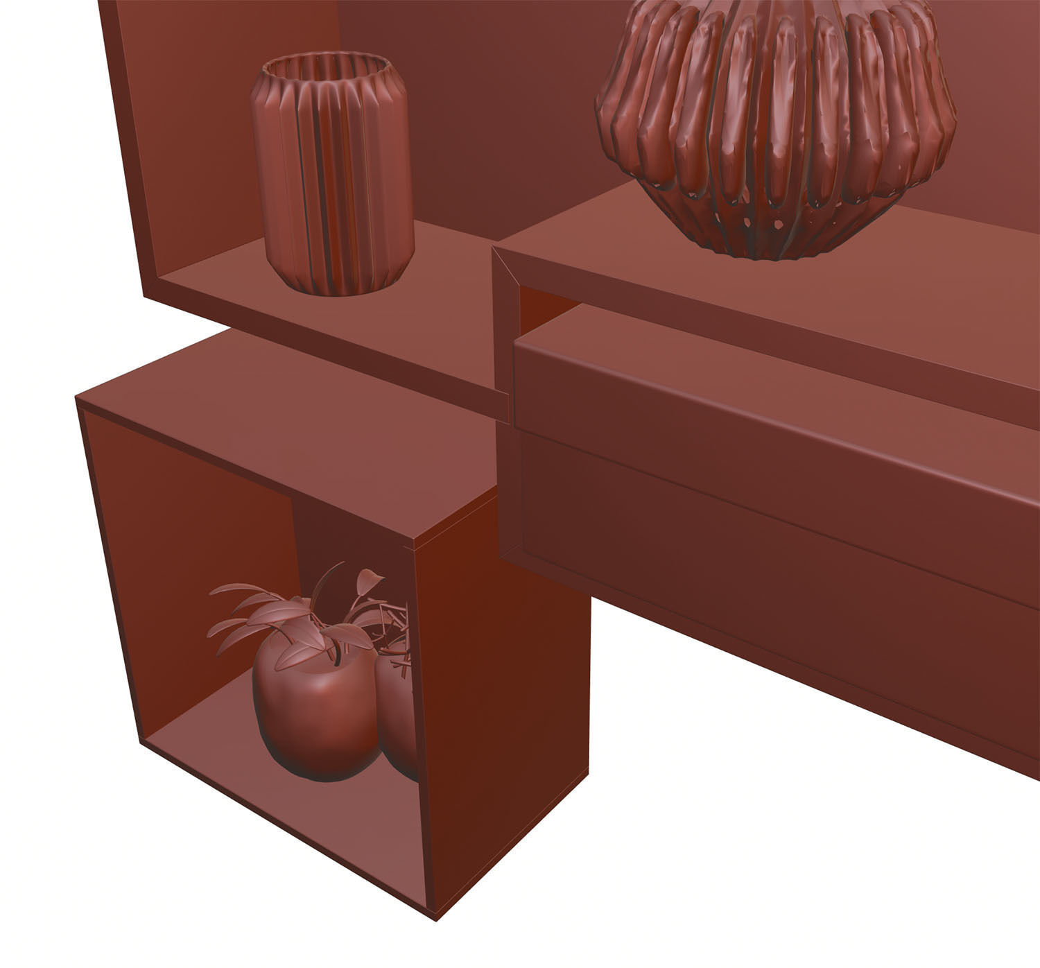 Shelf decoration HG2 3D model_10