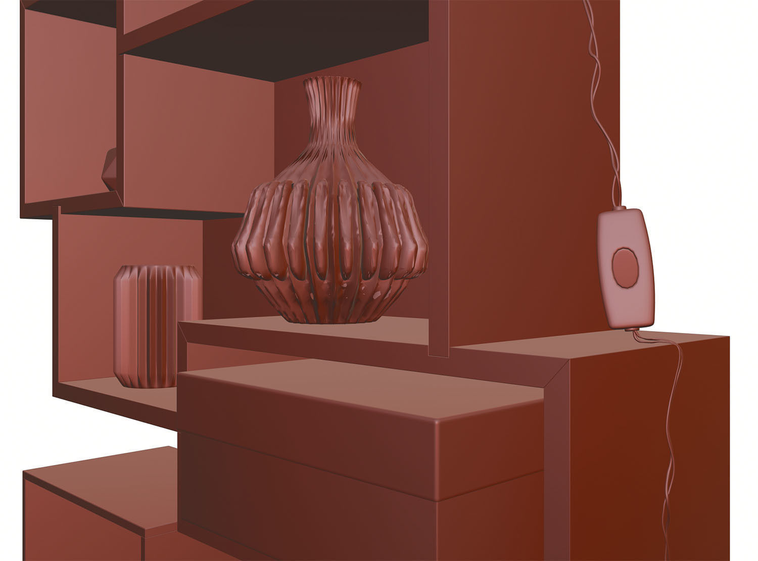 Shelf decoration HG2 3D model_7