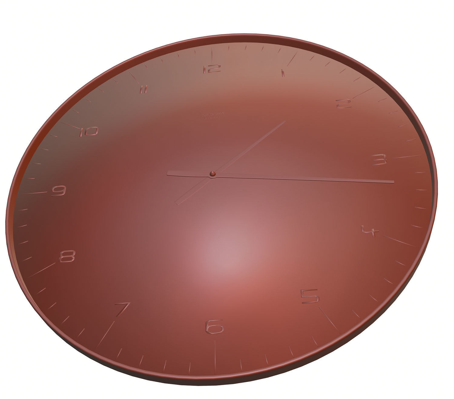 Wall clock HG2 3D model_8