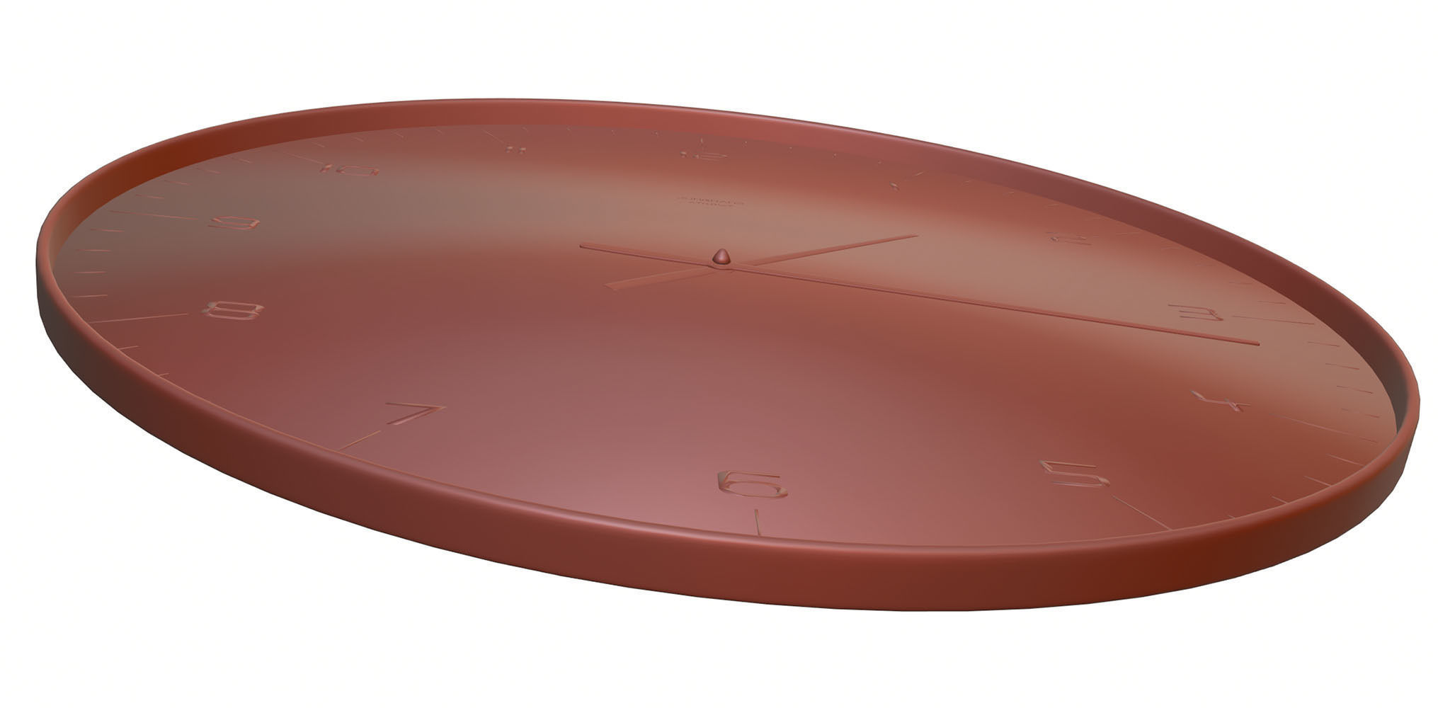 Wall clock HG2 3D model_10