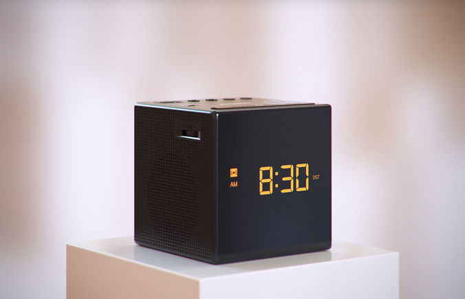 Electronic table watch HG2 3D model
