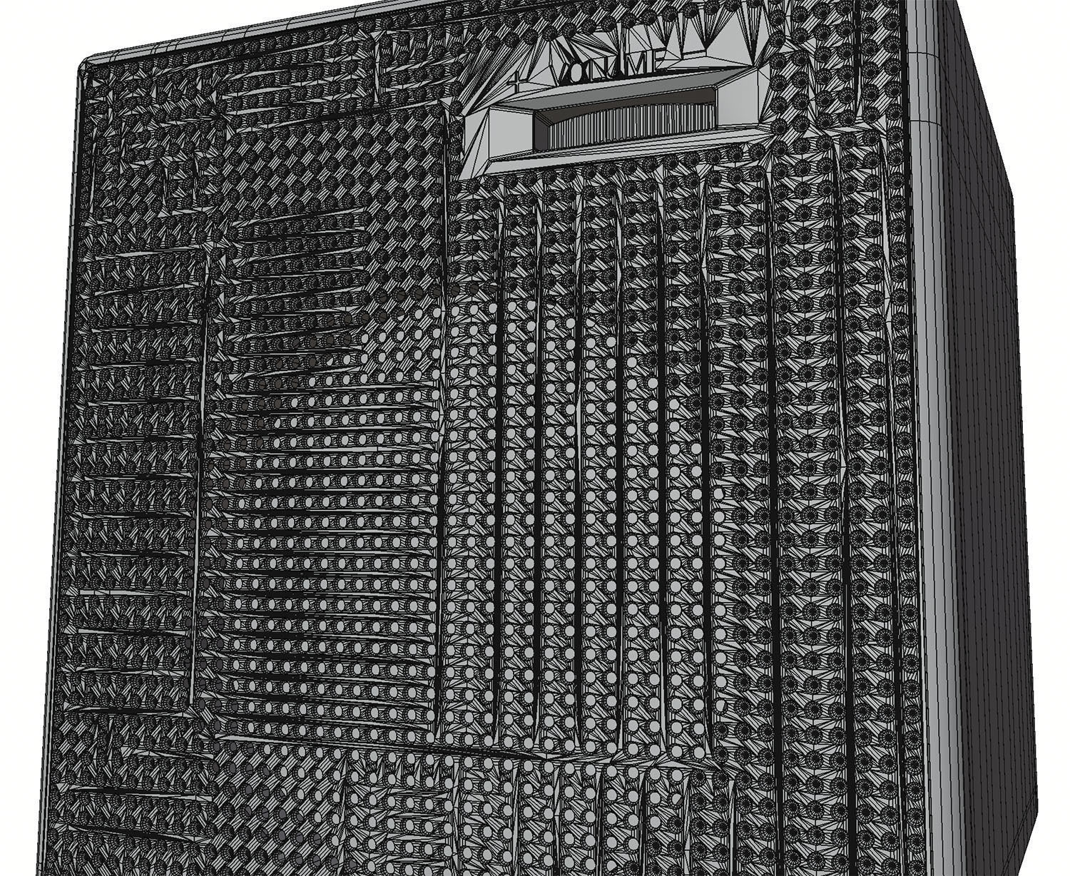 Electronic table watch HG2 3D model_4