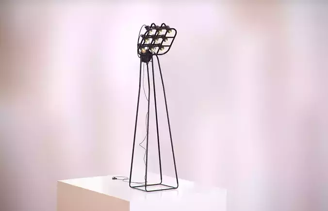 Black table lamp HG2
