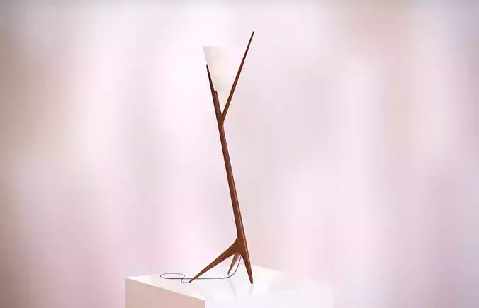 Table lamp 3D model HG2