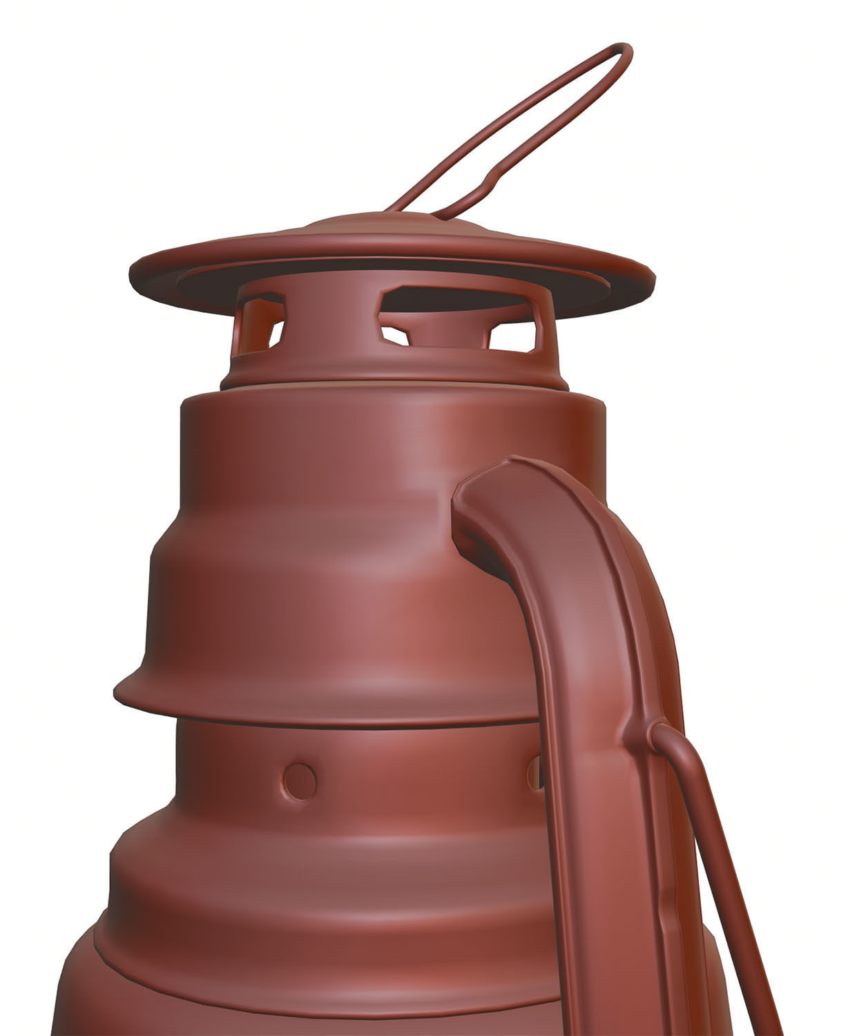 Red lantern HG2 3D model_9