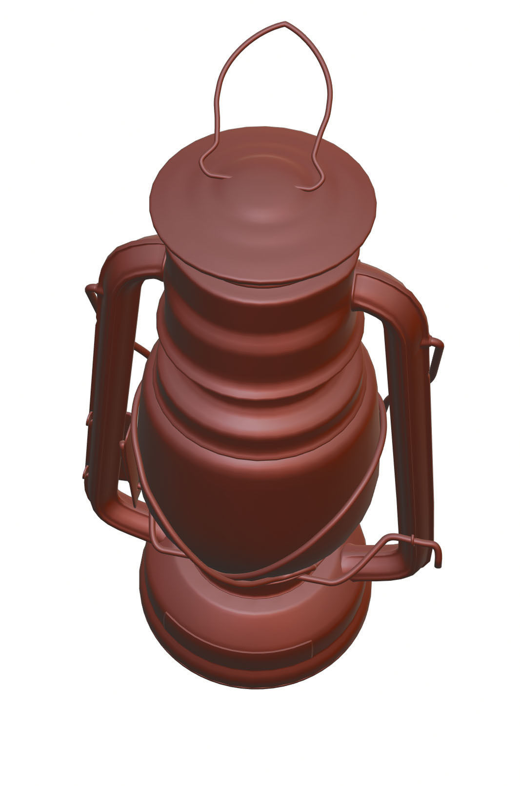 Red lantern HG2 3D model_7