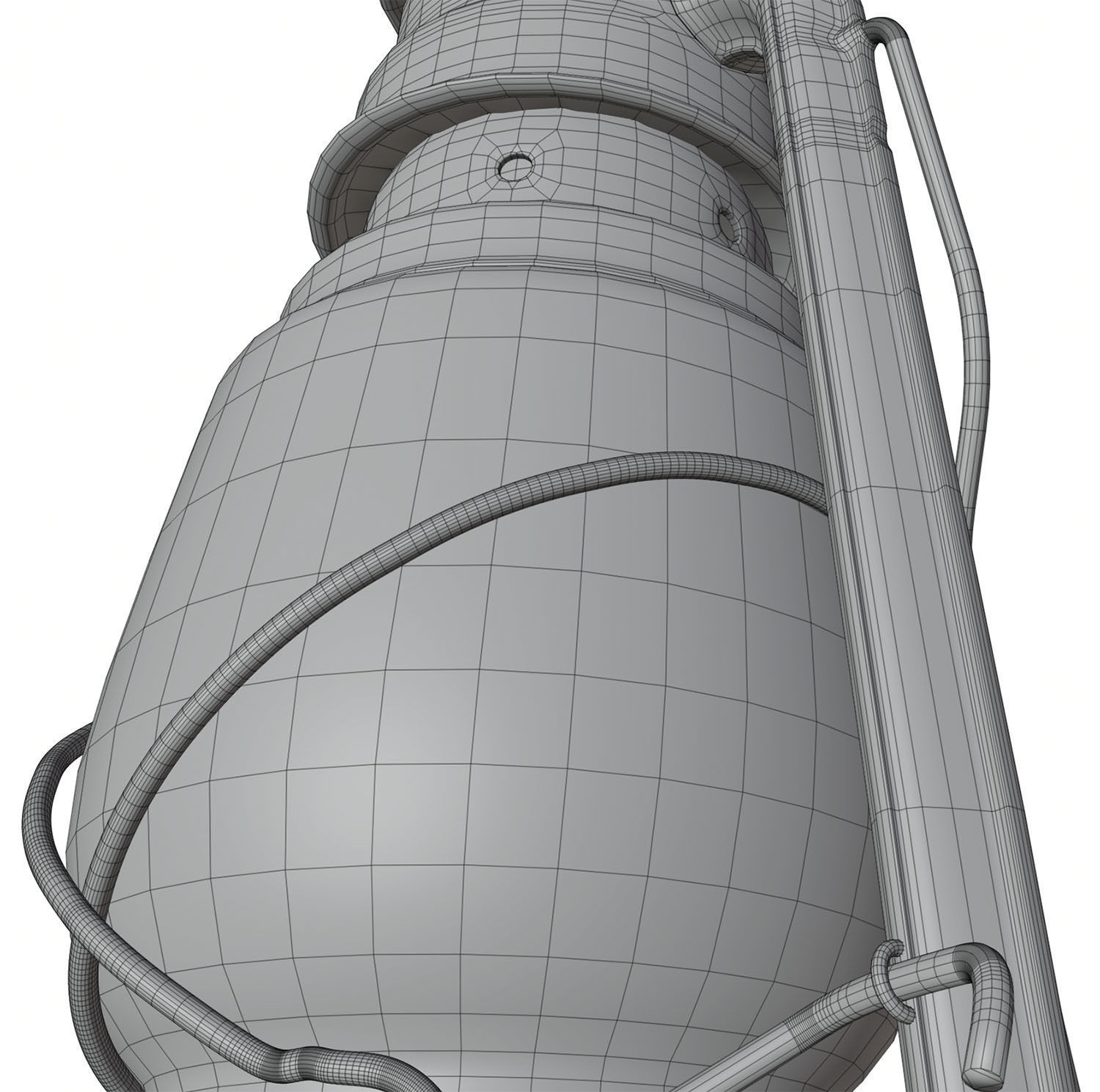 Red lantern HG2 3D model_5