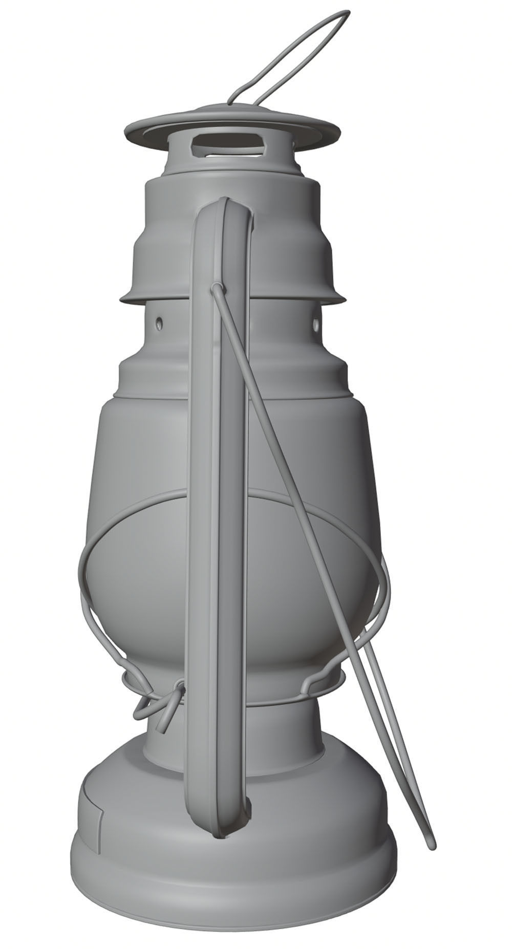 Red lantern HG2 3D model_1