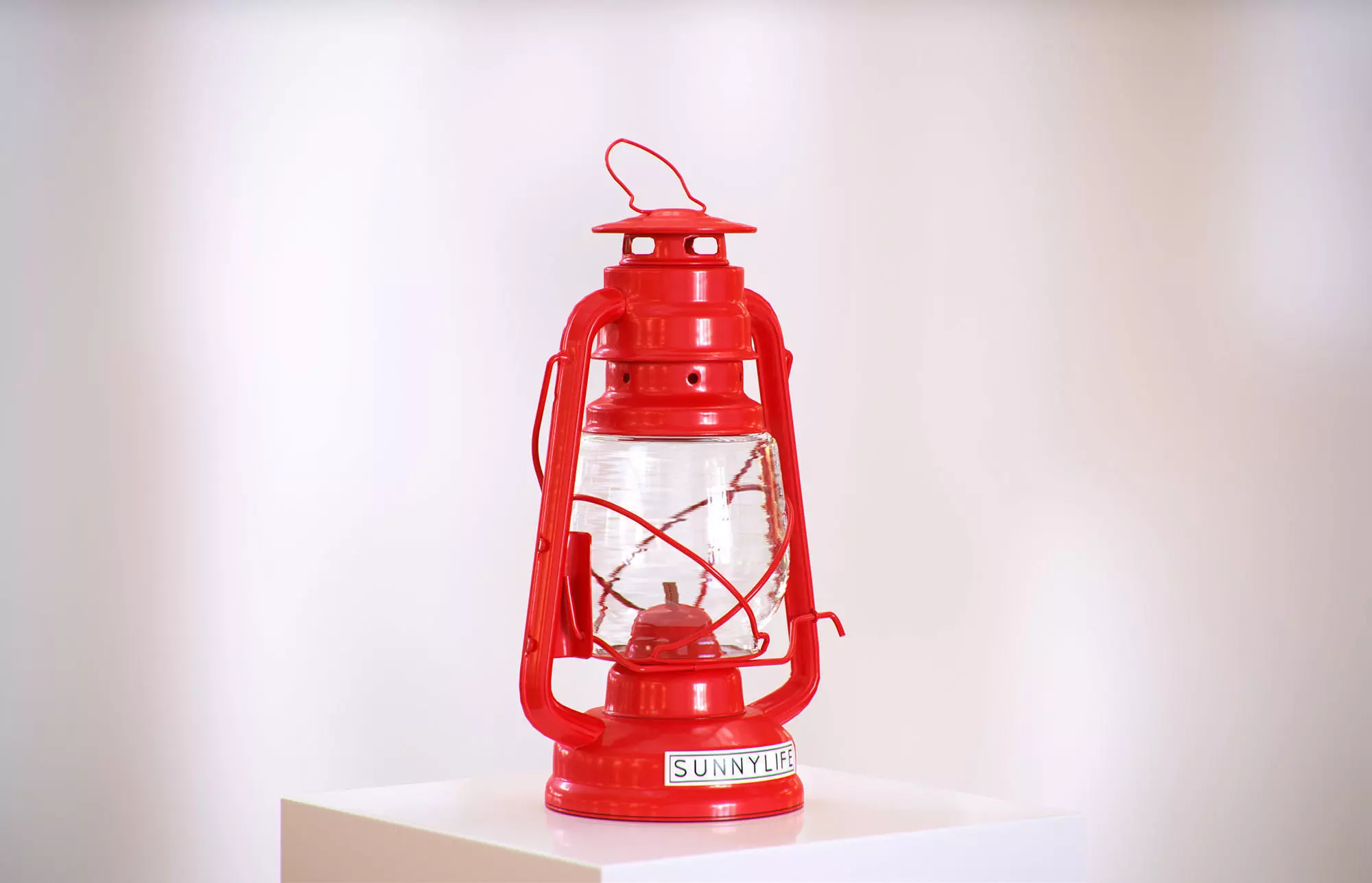 Red lantern HG2 3D model_0