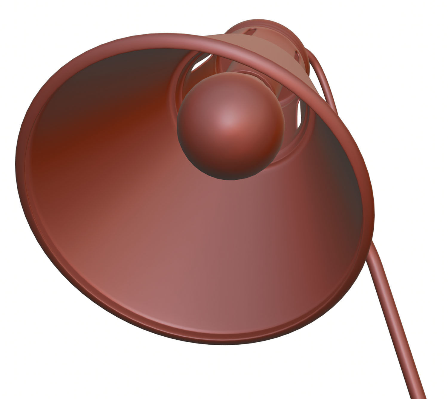 Metal table lamp HG2 3D model_8