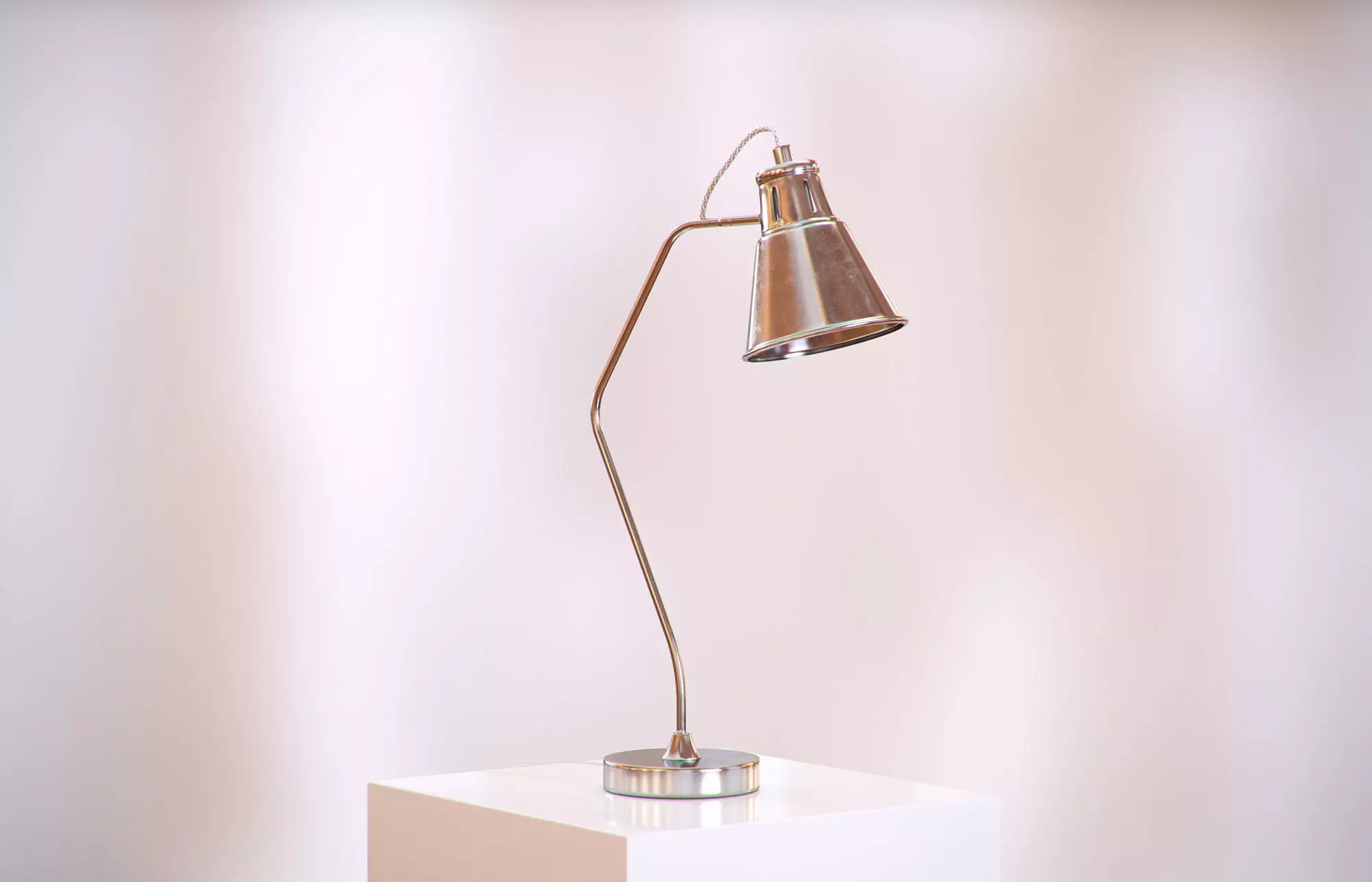 Metal table lamp HG2 3D model_0