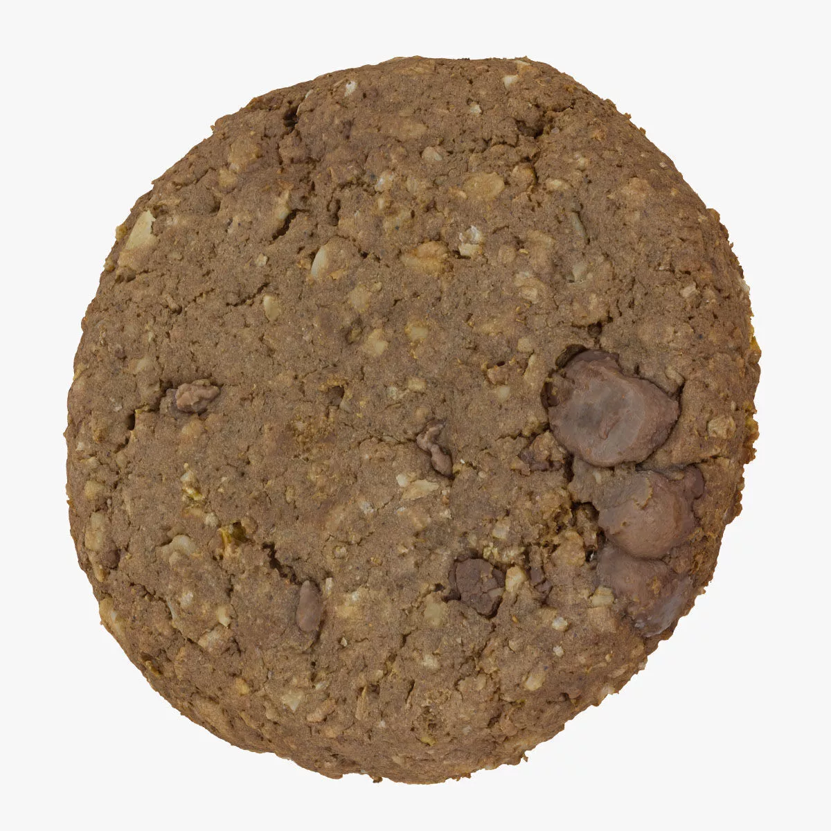 Biscuit With Oat and Chocolate 01 RAW SCAN 3D model