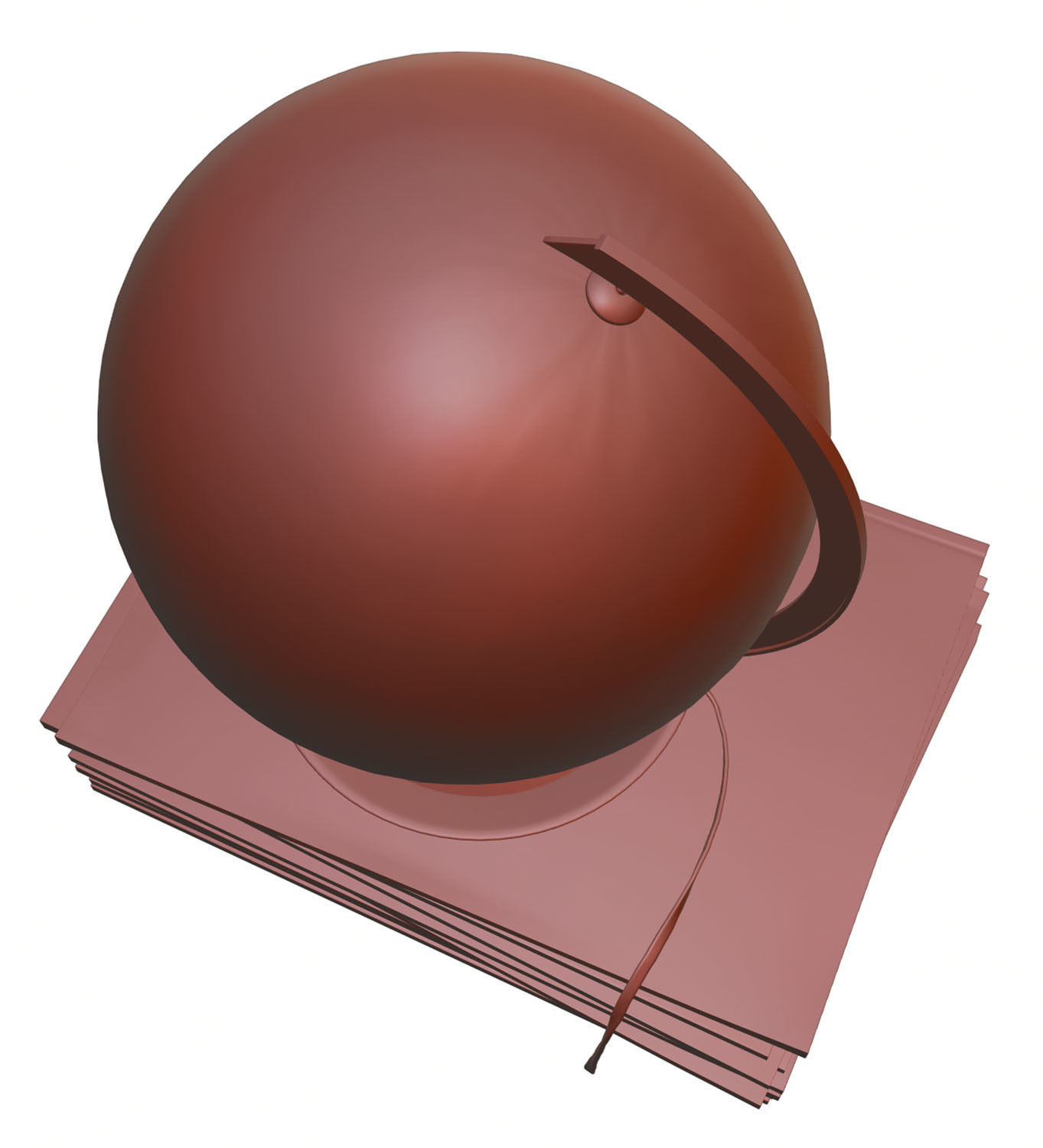 Table lamp HG2 3D model_9