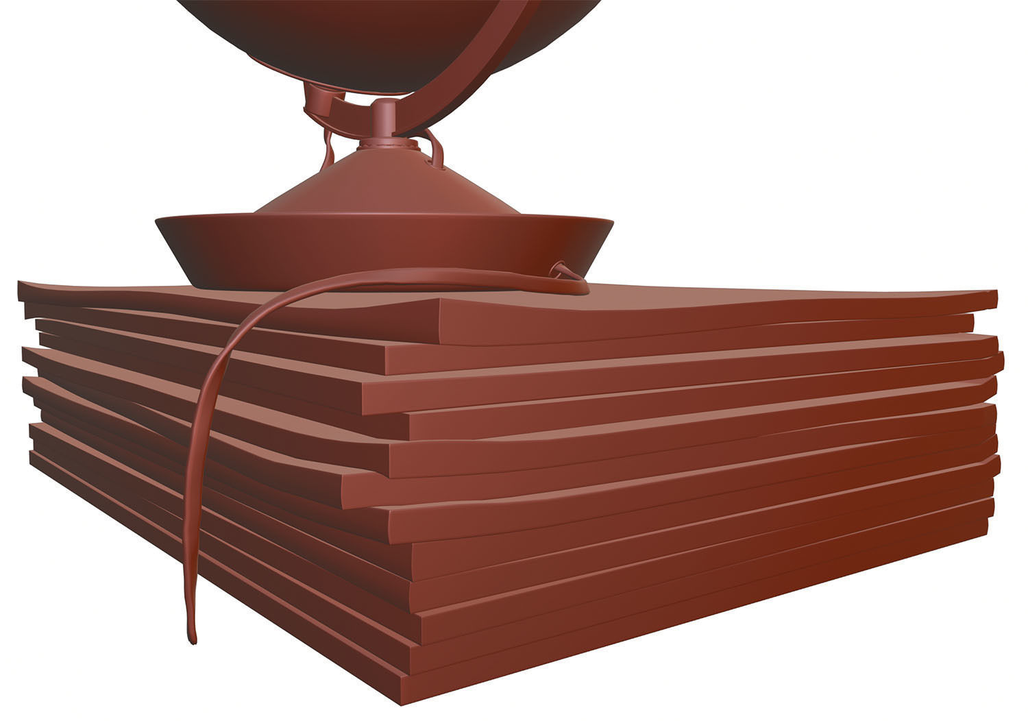 Table lamp HG2 3D model_8