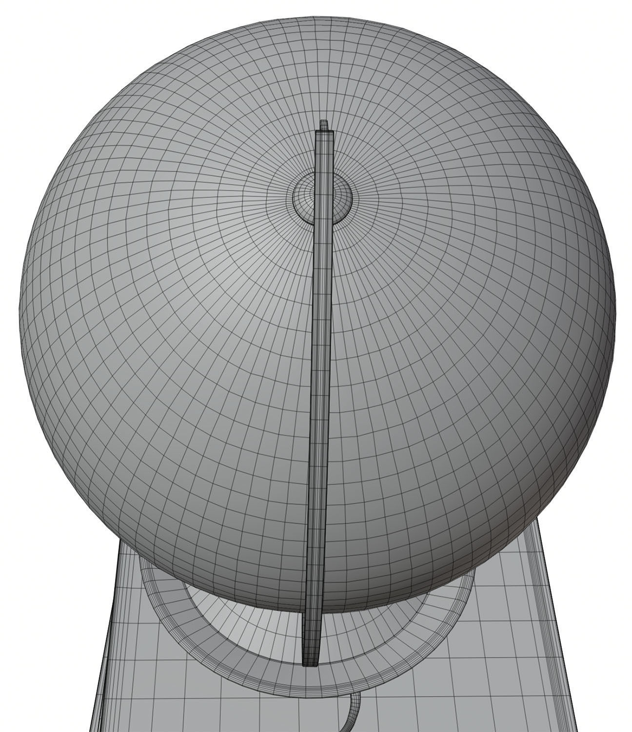 Table lamp HG2 3D model_5