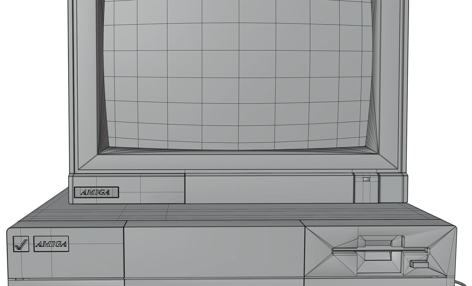 Old school computer HG2 3D model_4