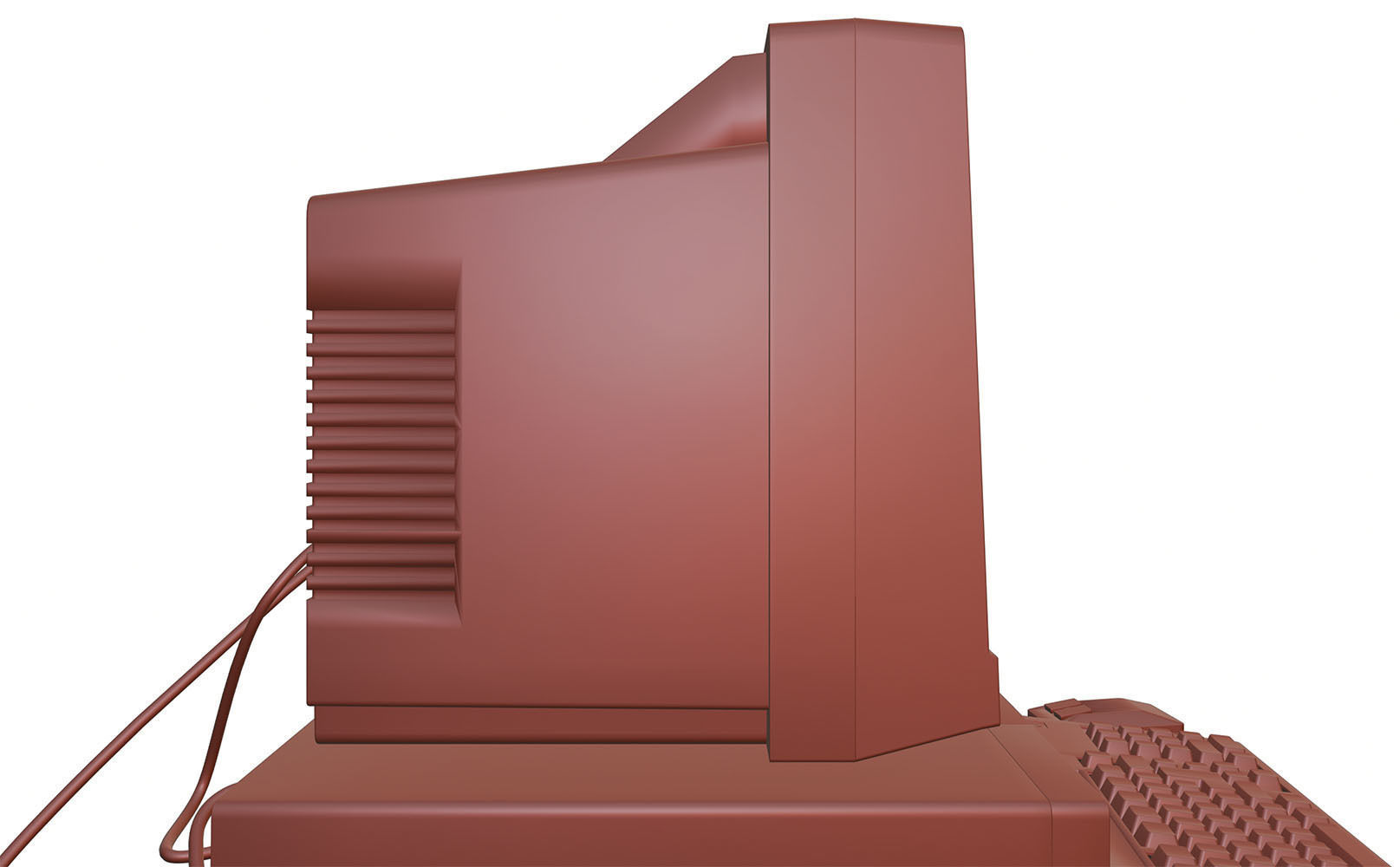 Old school computer HG2 3D model_9