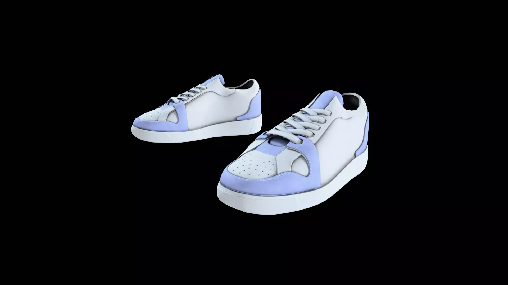 Male Shoes Free low-poly 3D model