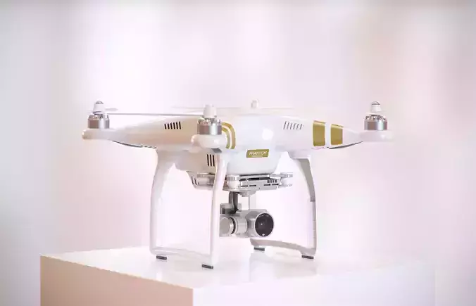 White drone HG2 3D model