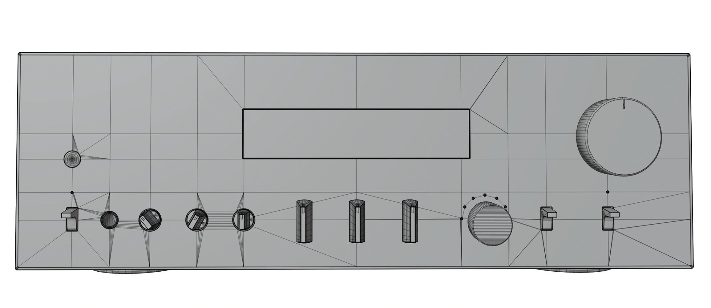 Technics amplifier HG2 3D model_5