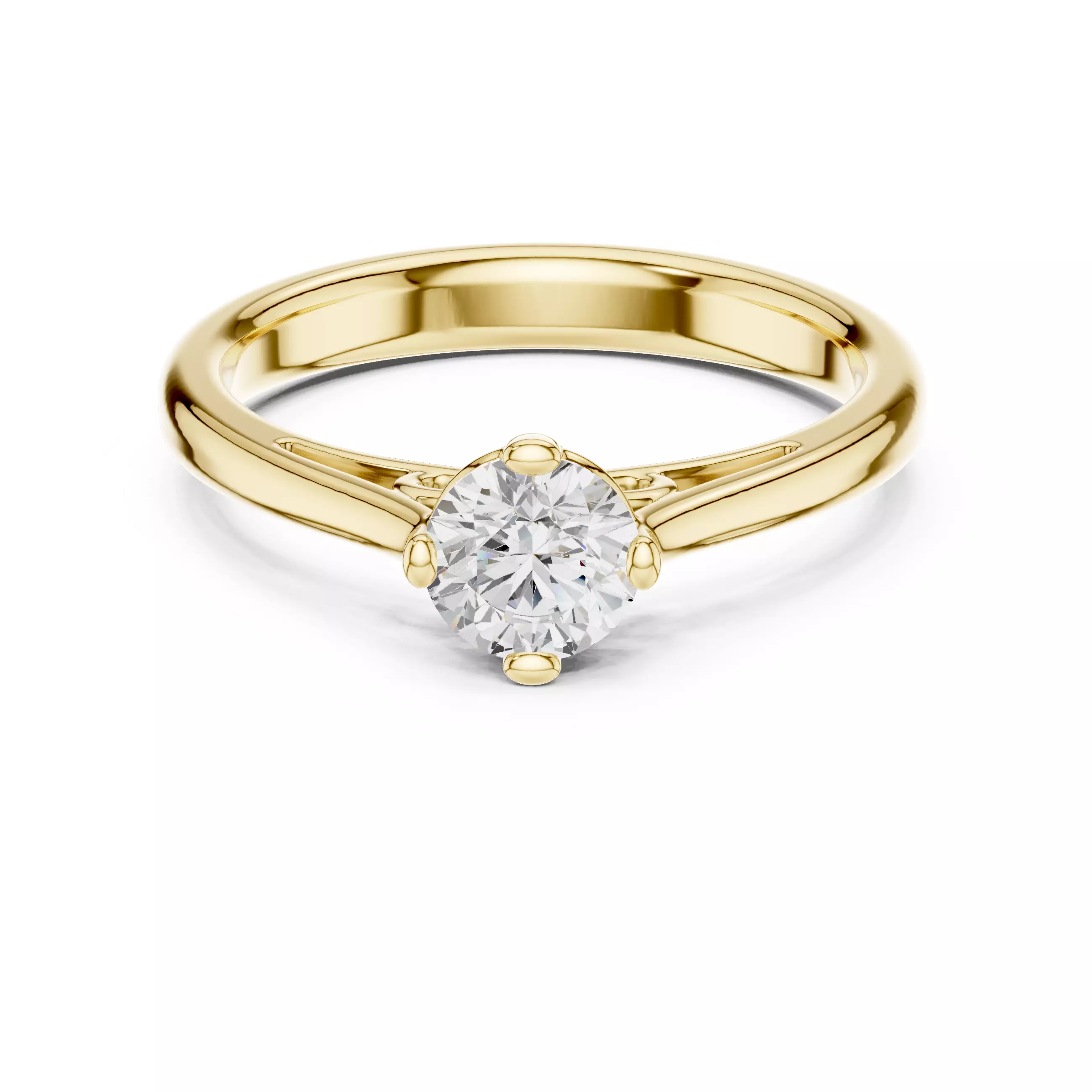 Diamond jewelry ring for woman 3D print model 3D print model