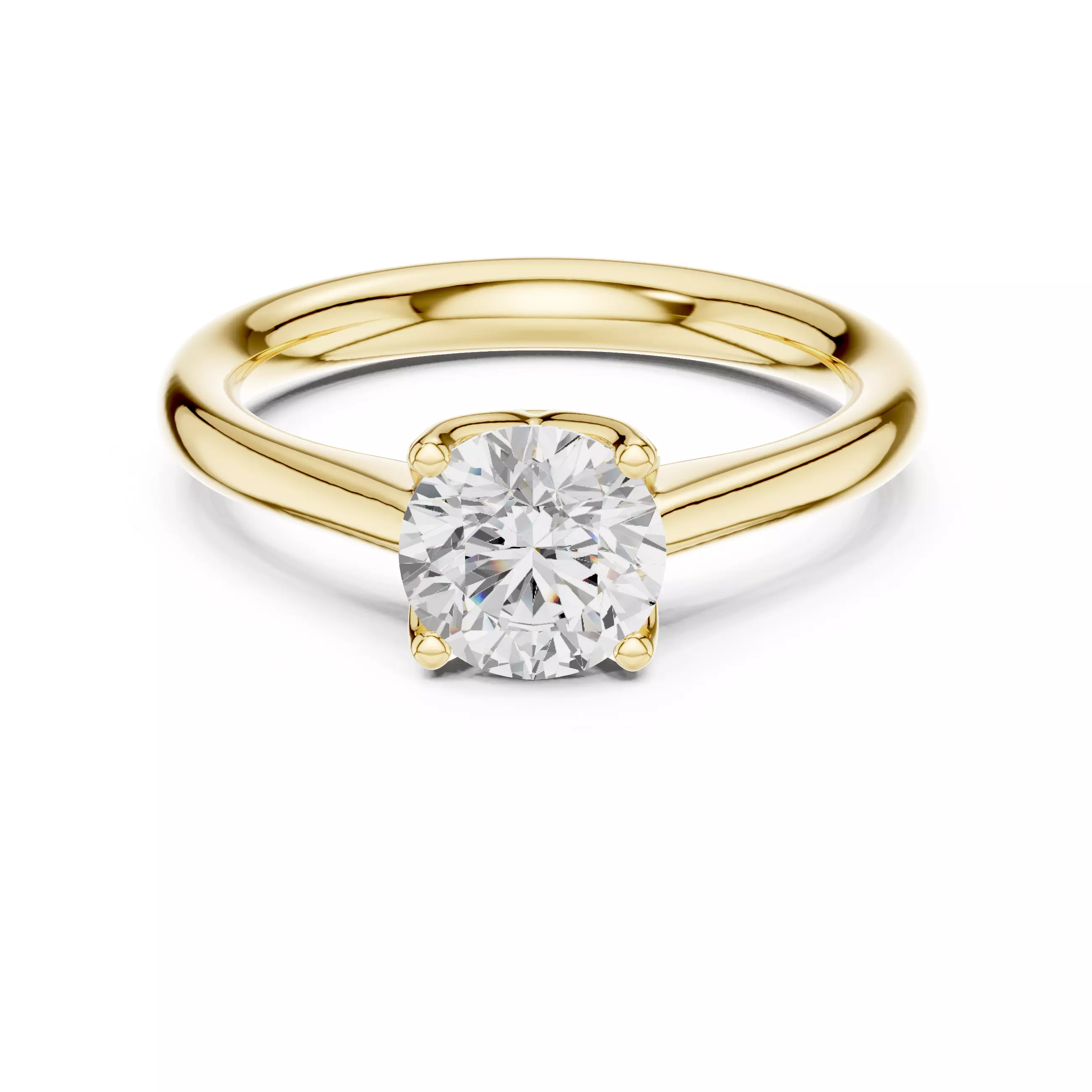 Diamond jewelry ring for woman 3D print model 3D print model