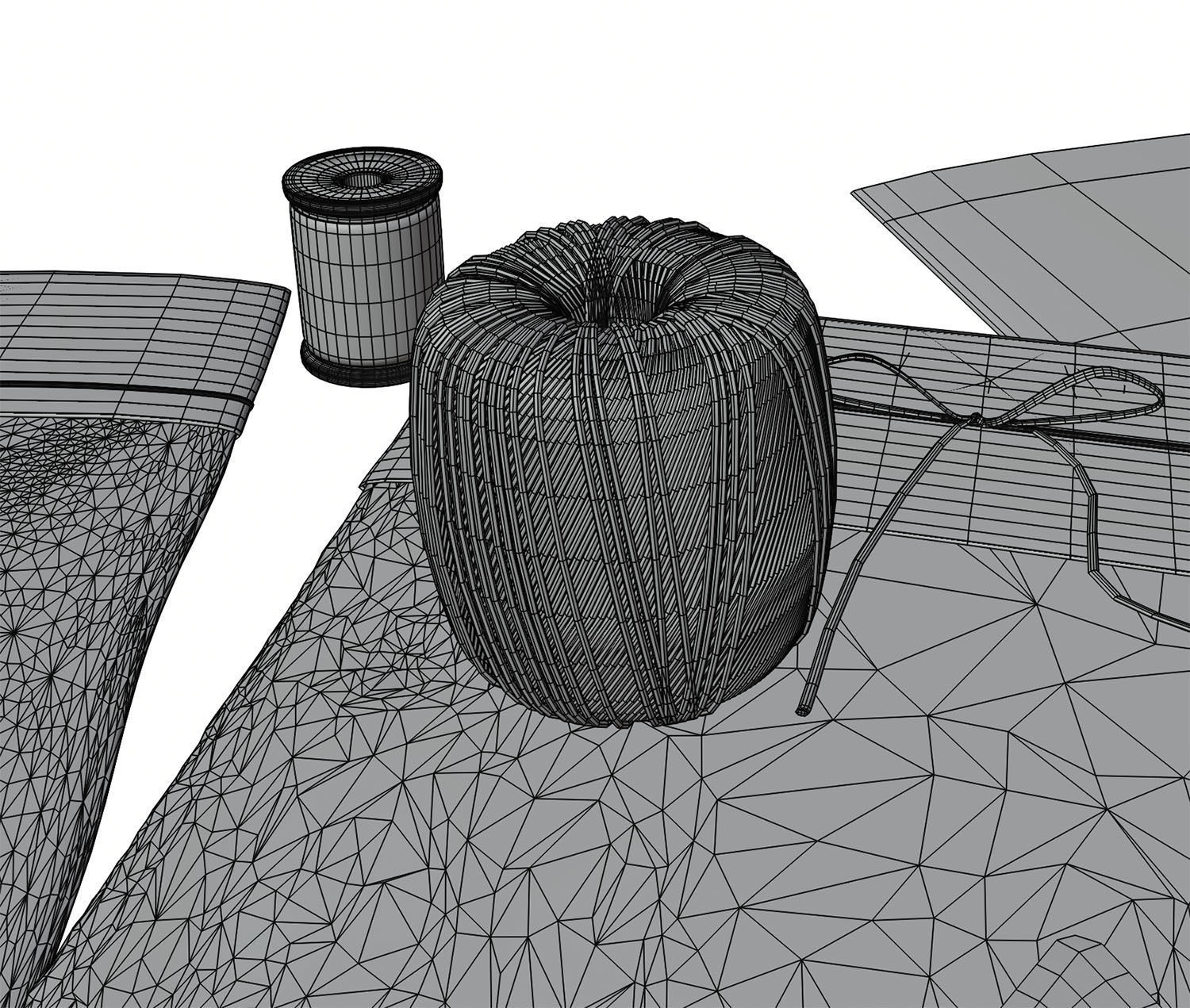 Interior decoration HG2 3D model_4