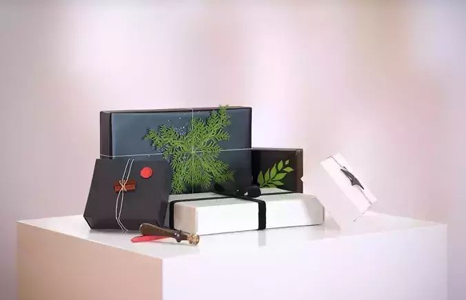 Dark and light gifts boxes HG2