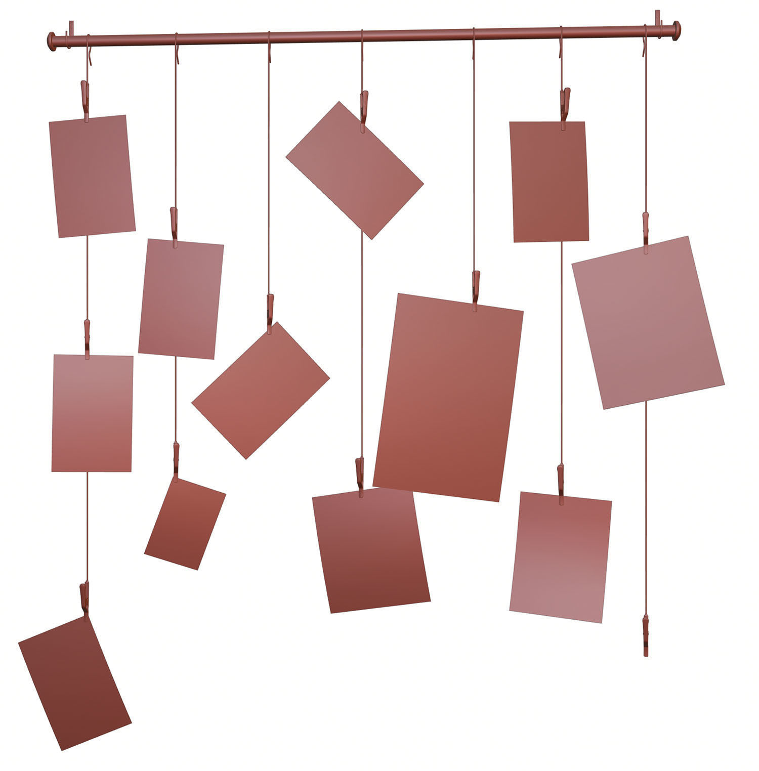 Pictures decoration on the wall HG2 3D model_6