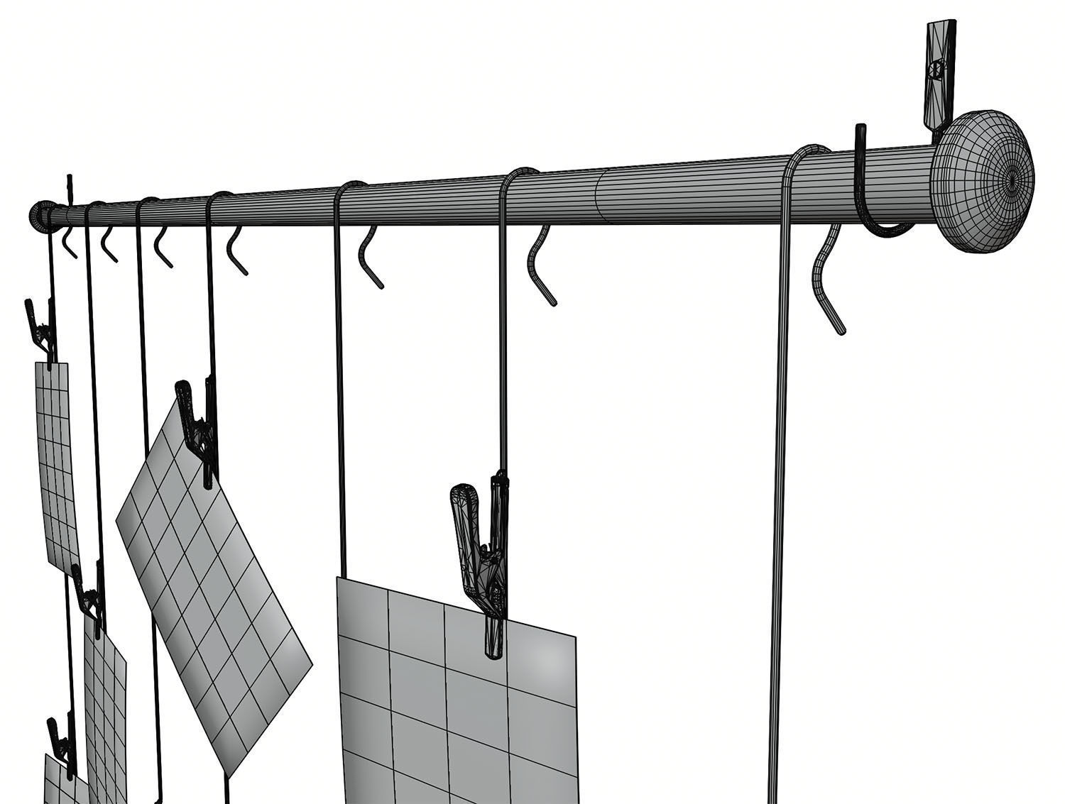 Pictures decoration on the wall HG2 3D model_4