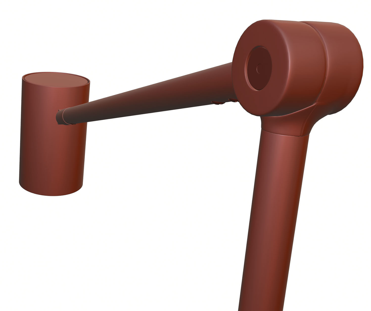 White table lamp HG2 3D model_9