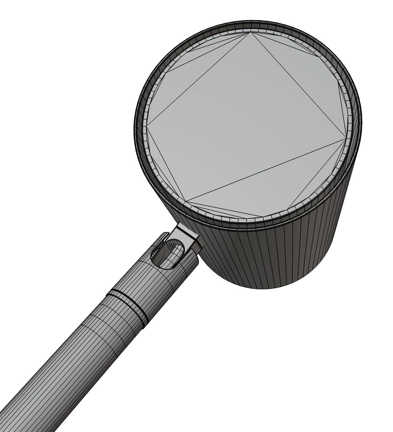 White table lamp HG2 3D model_5