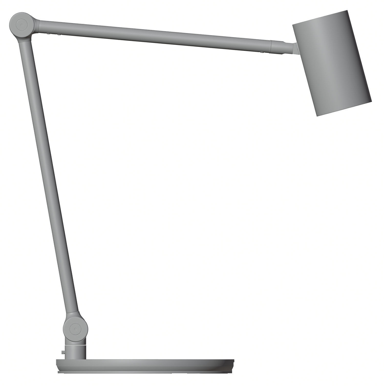 White table lamp HG2 3D model_1