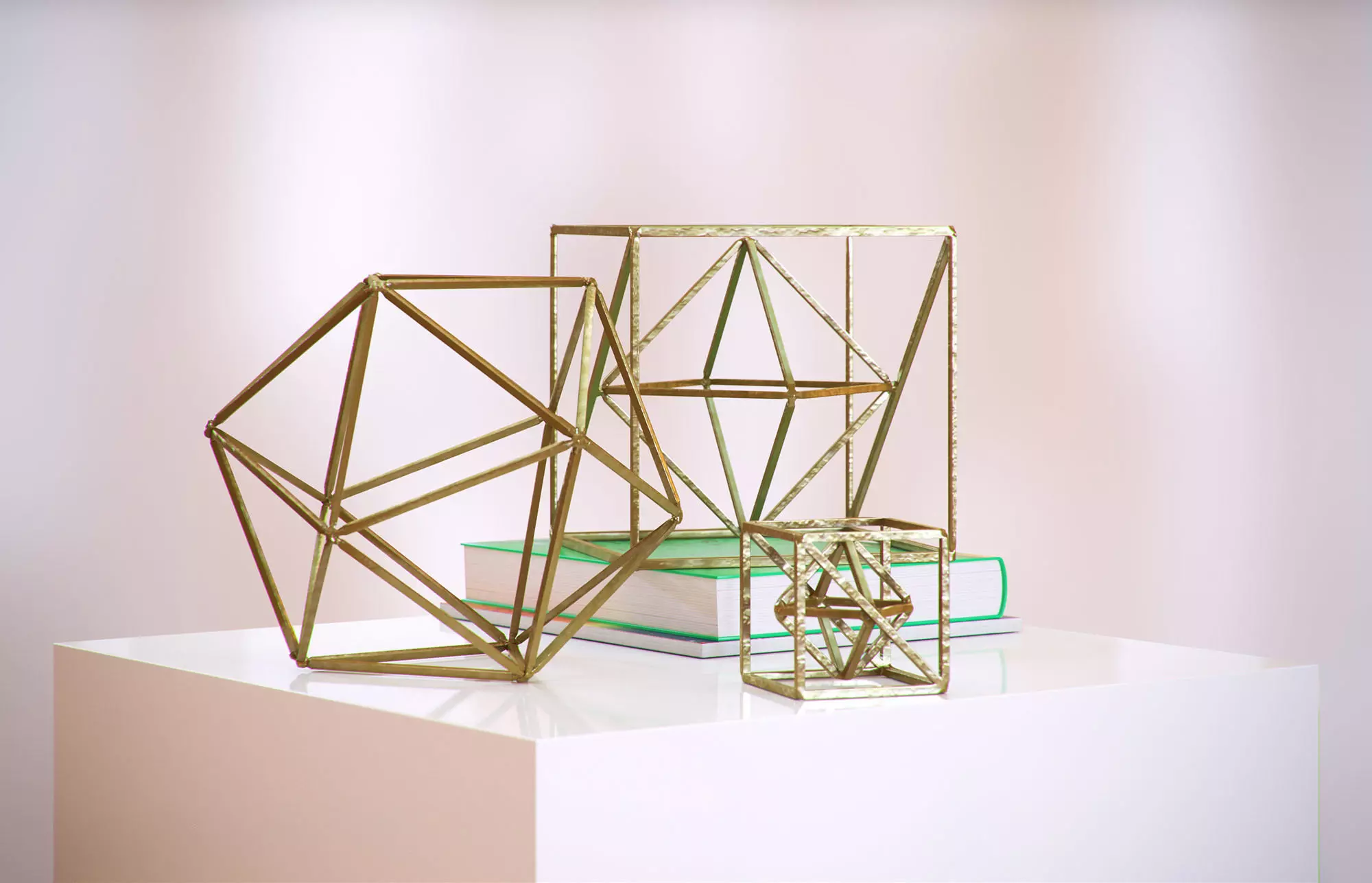 Mathematical figures decoration HG2 3D model_0