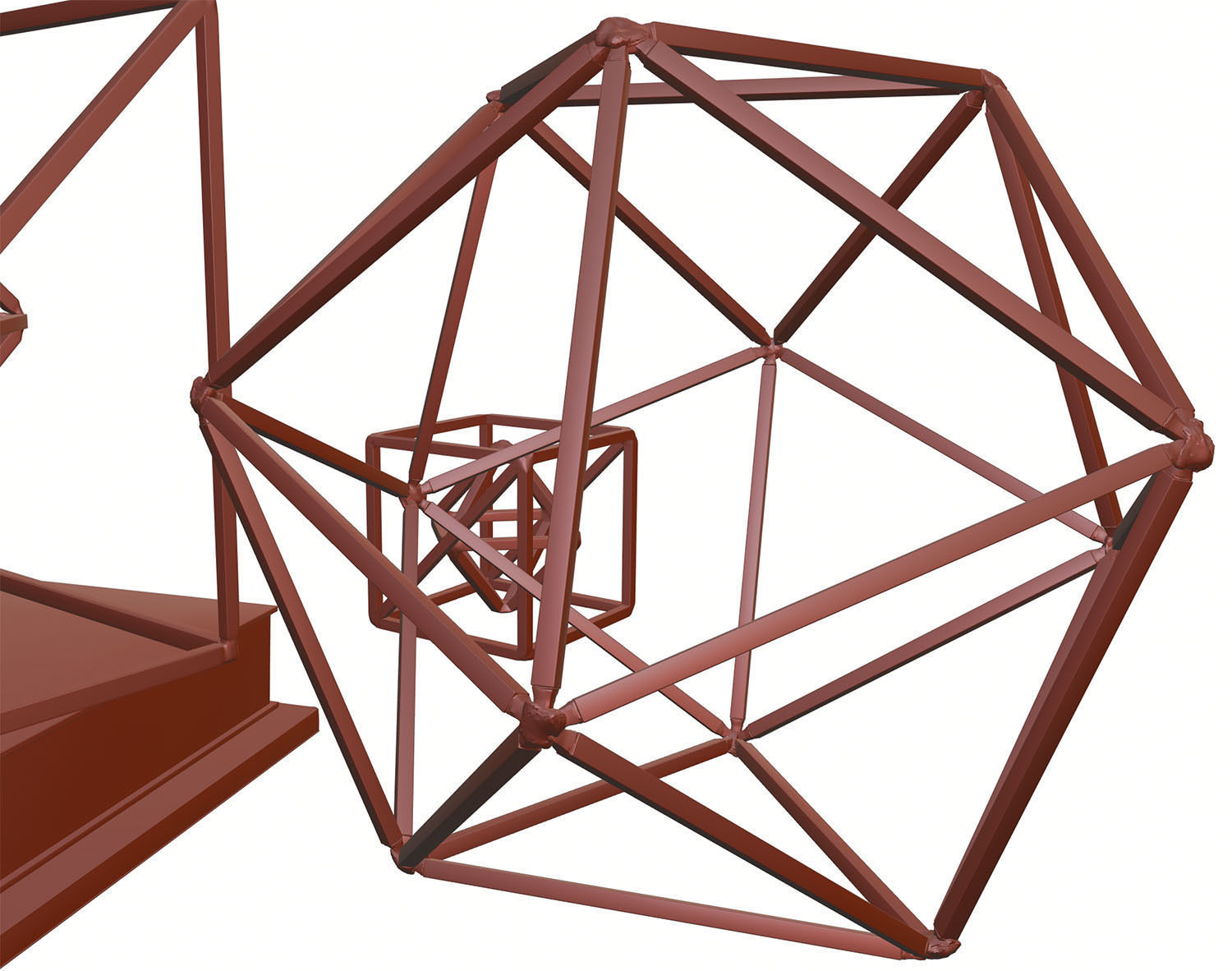 Mathematical figures decoration HG2 3D model_9