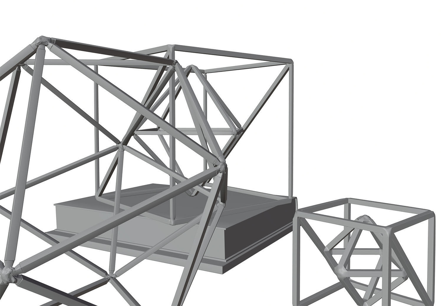 Mathematical figures decoration HG2 3D model_2