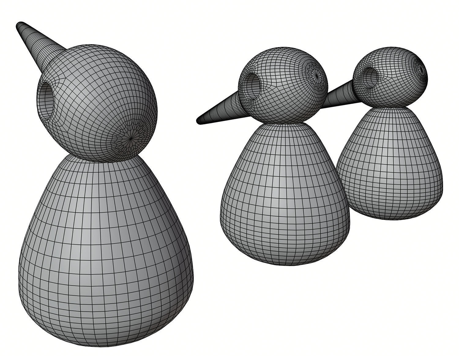 Wooden toys HG2 3D model_5