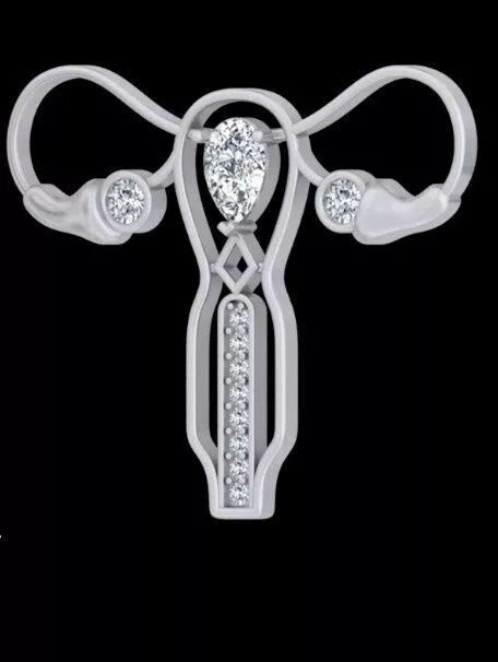 Pear Diamond Bow Statement Brooch Free 3D print model
