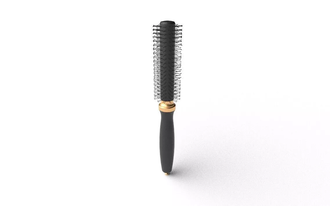 Round Brush M02 Low-poly 3D model