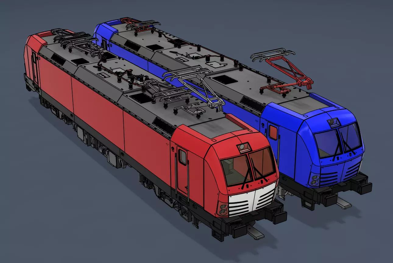 Vectron BR 193 Elektrolokomotive G-Scale 3D print model
