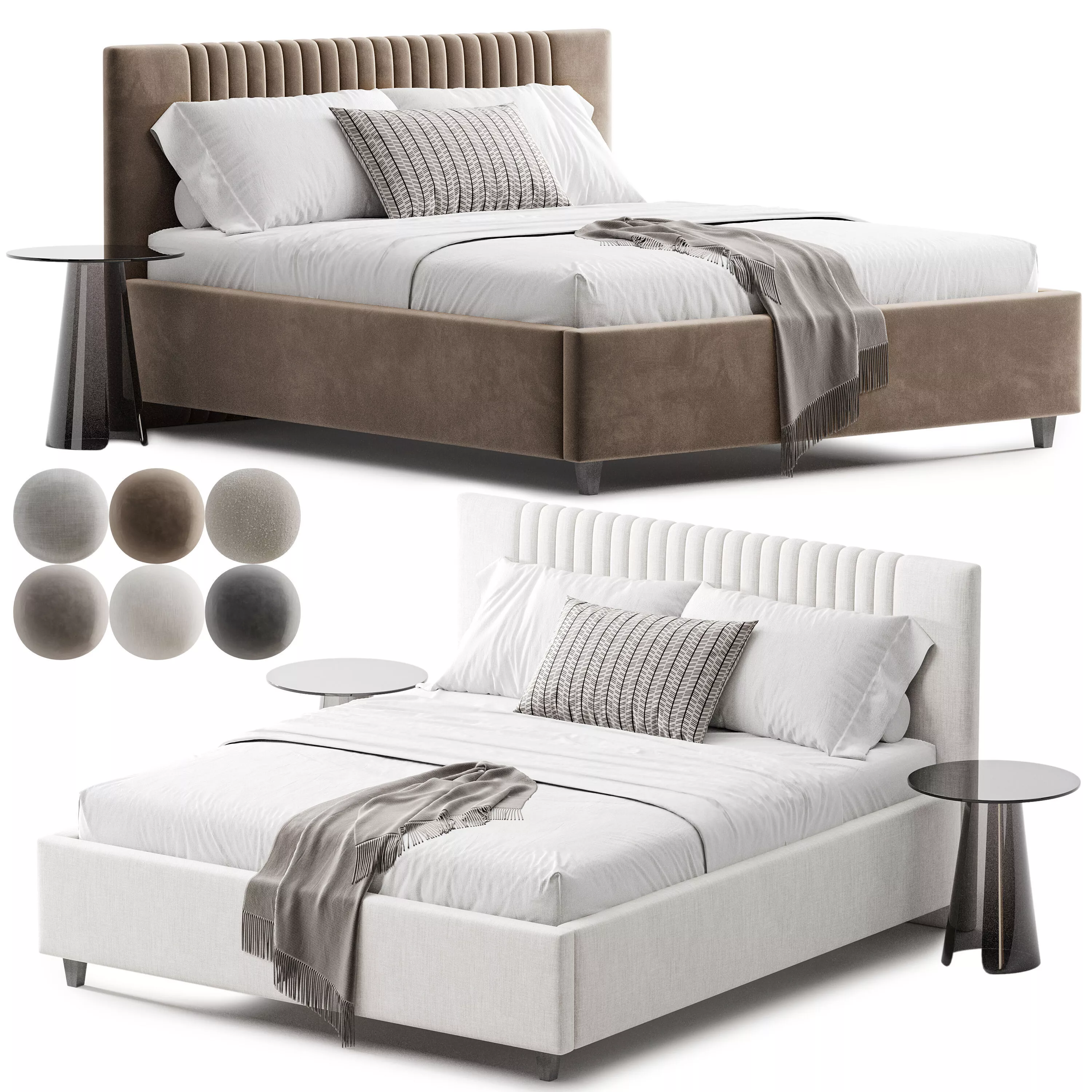 Inter line bed 3D model
