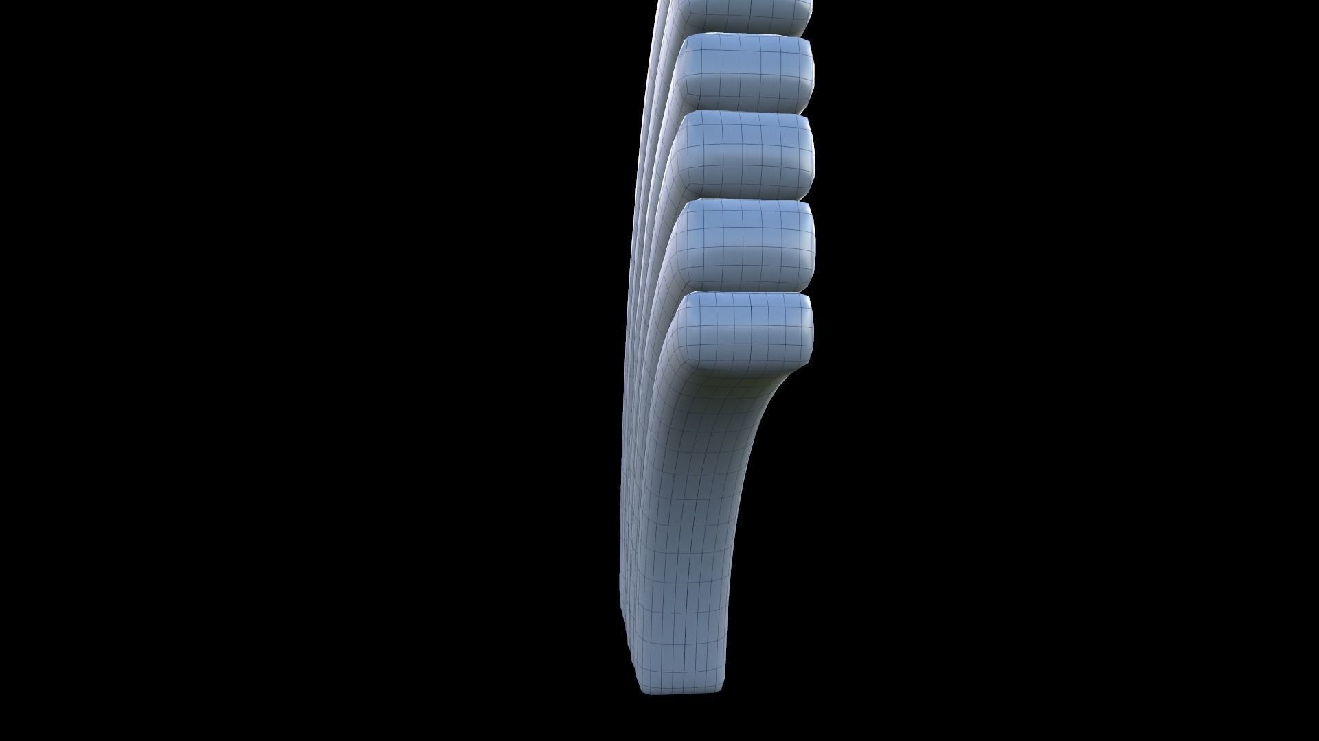 RAINBOW ICON Low-poly 3D model_4