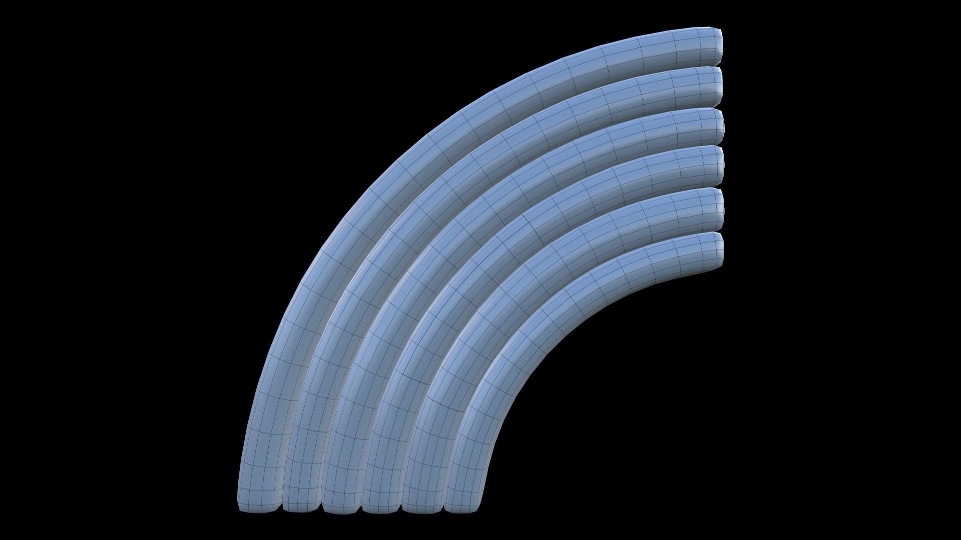 RAINBOW ICON Low-poly 3D model_5